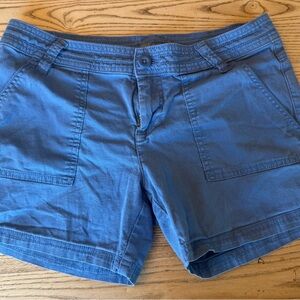 Prana Women's Cargo Shorts in Blue